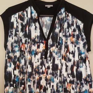 Avenue, multi colored sleeveless top 14/16